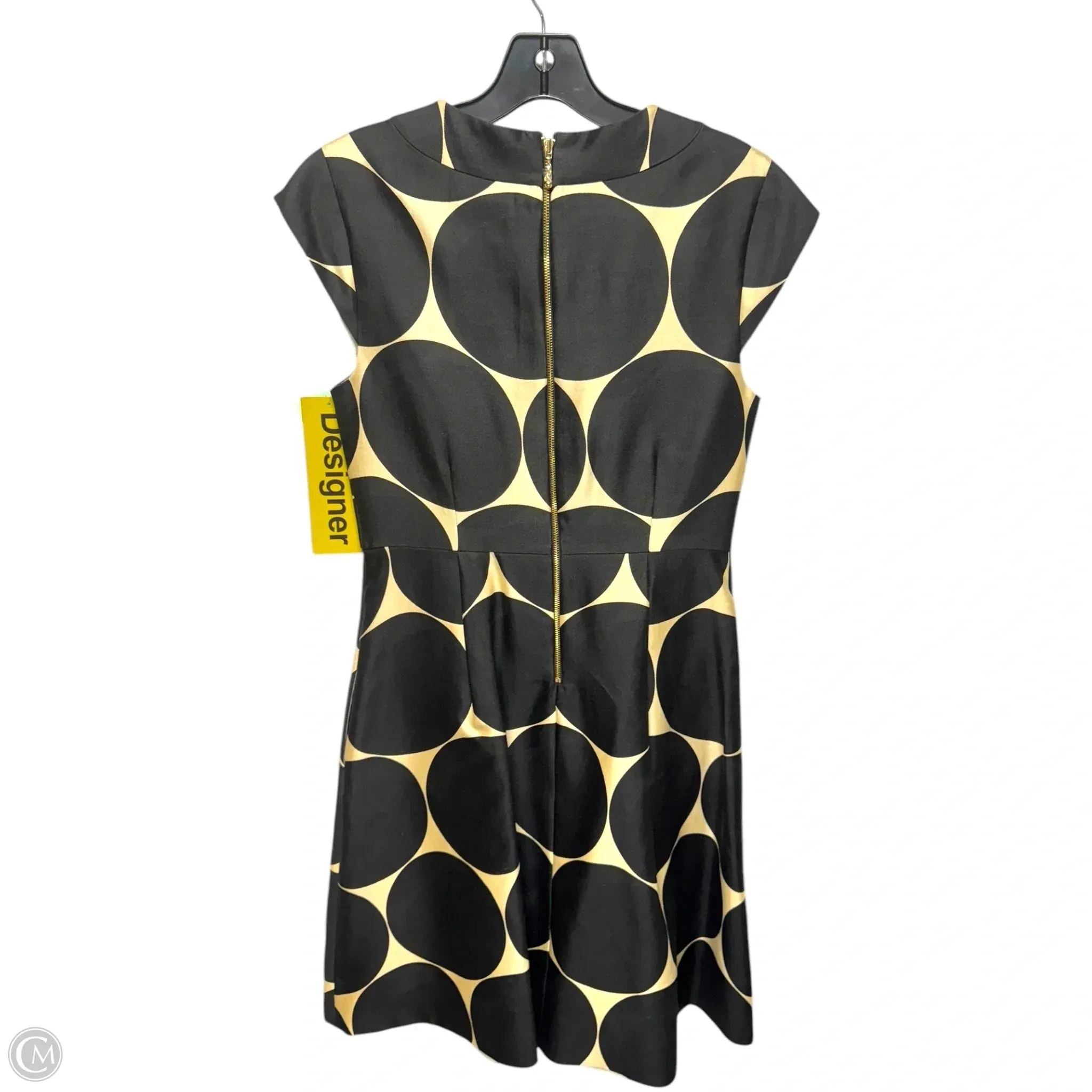 A-Line Dress Designer By Kate Spade In Polkadot Pattern, Size: 4