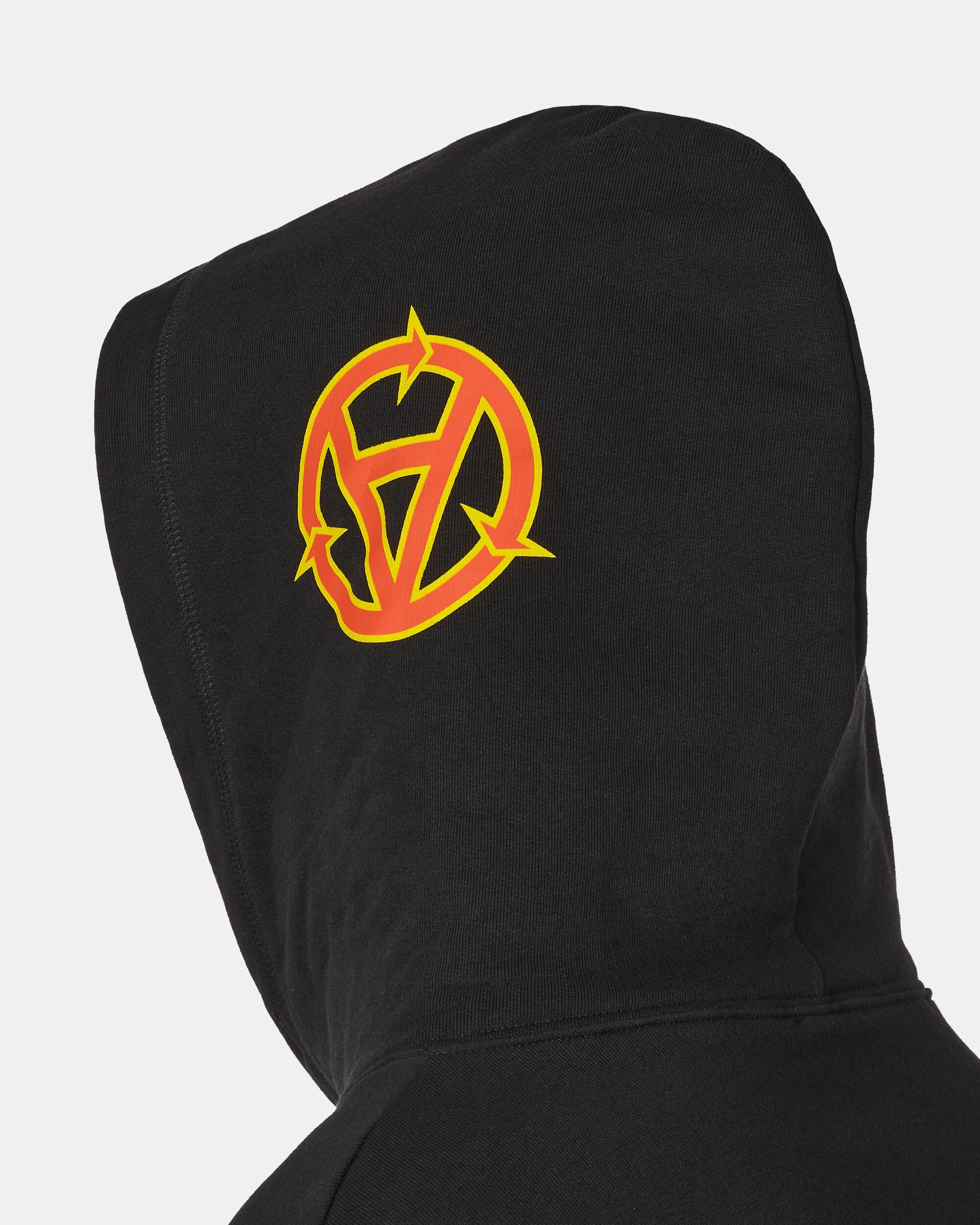 Gaznevada Graphic Hooded Sweatshirt Black